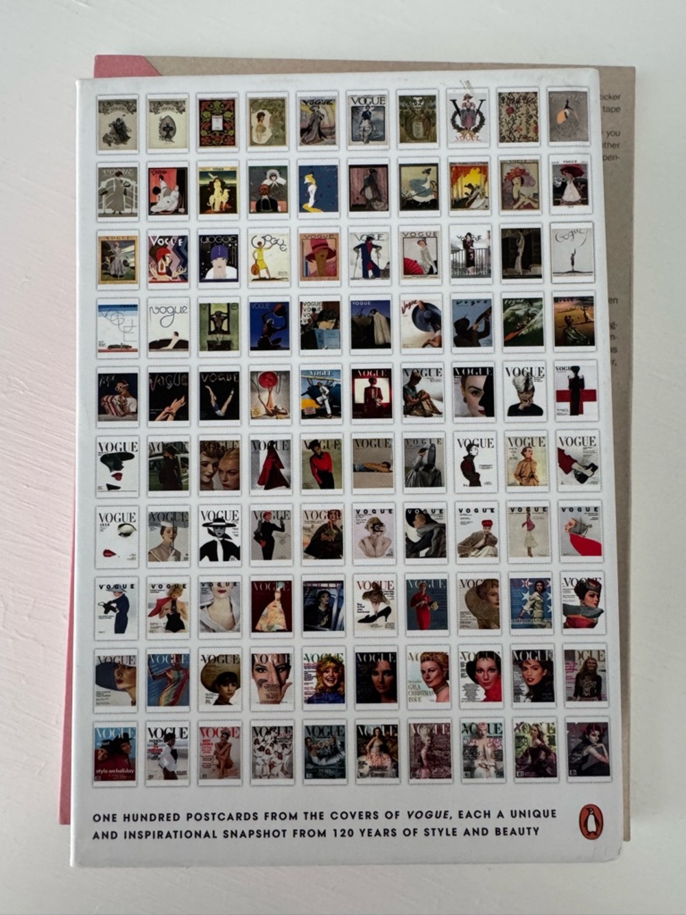 Postcards from Vogue Boxed Set with Pink Vintage Fashion Stickers - Picture 4 of 4